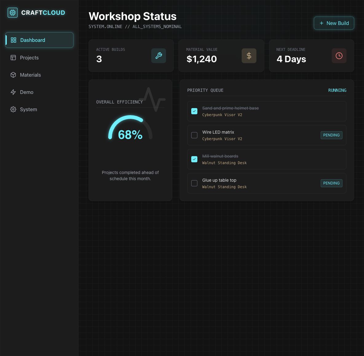 CraftCloud 项目预览