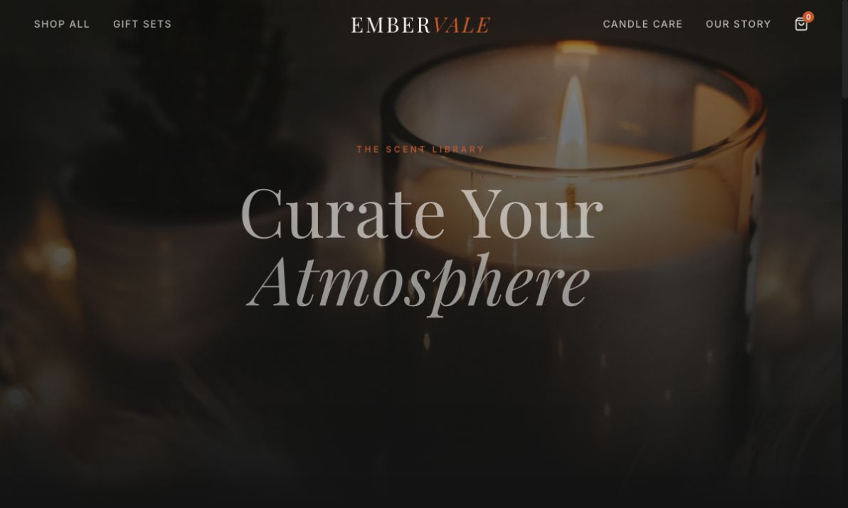EmberVale Candles 项目预览