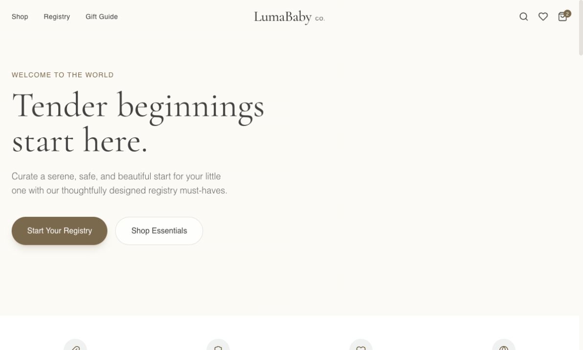 LumaBaby Co 项目预览